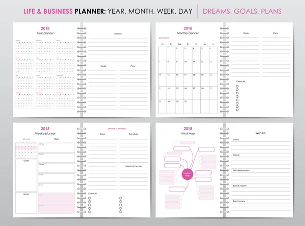 Yaşam ve iş planlayıcısı 2018