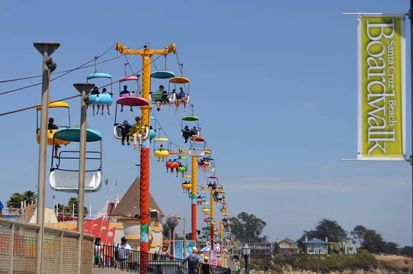 Santa Cruz Beach Boardwalk Santa Cruz California — Foto de Stock