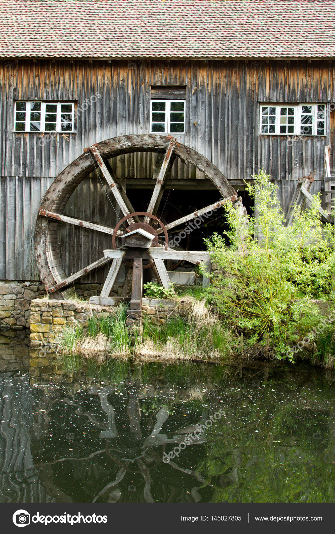 Old water mill — Stock Photo © jeancliclac 145027805