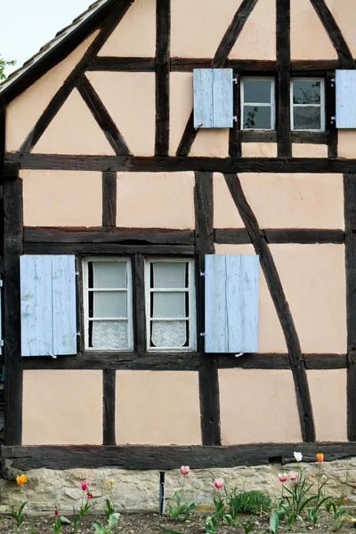 Half timbered house wall — Stock Photo, Image