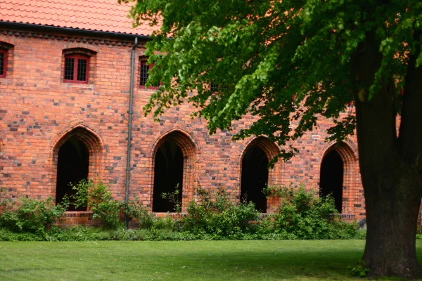 Vor Frue kloster, ett karmeliterklostret i Helsingör (Helsing — Stockfoto