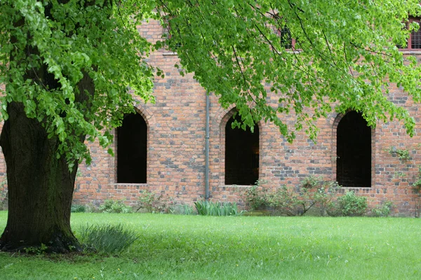 Vor Frue kloster, ett karmeliterklostret i Helsingör (Helsing — Stockfoto