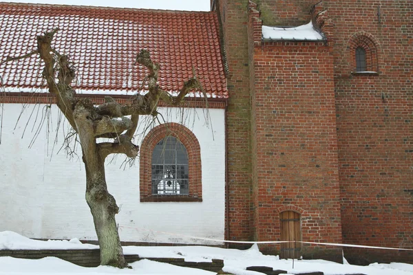 Schöne Kirche Helsingdänemark Frühling — Stockfoto