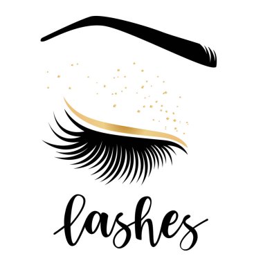 Vector illustration of lashes
