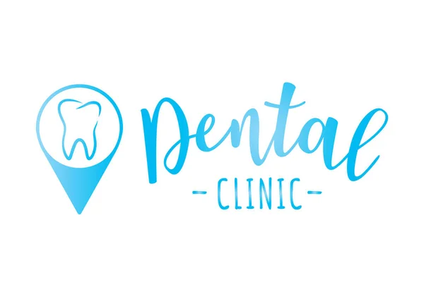 Concetto di progettazione clinica dentale — Vettoriale Stock