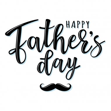 'Poster yazı mutlu Babalar Günü'
