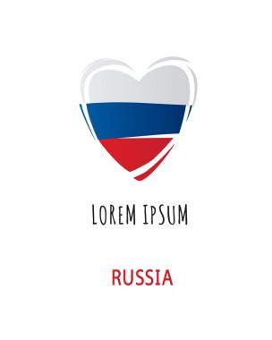 Yazıt Rusya, kalp ile logo. 