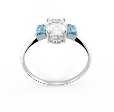 Elmas alyans. 3D render