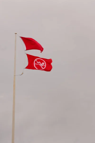 Bandeiras de furacões — Fotografia de Stock