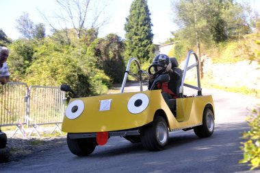 Tornac Köyü organize soapbox race
