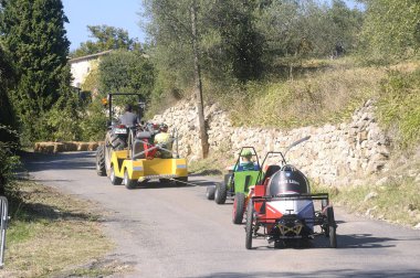Tornac Köyü organize soapbox race