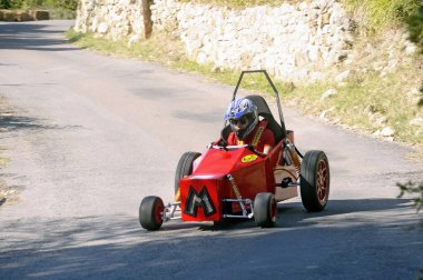 Tornac Köyü organize soapbox race