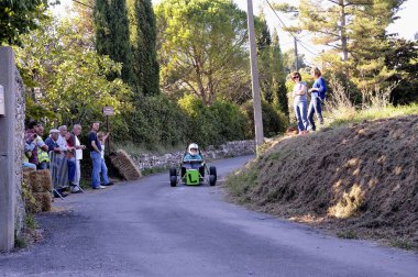 Tornac Köyü organize soapbox race