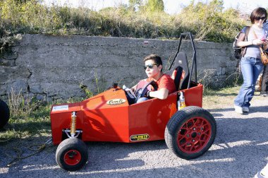 Tornac Köyü organize soapbox race