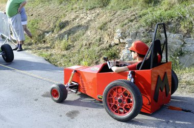 Tornac Köyü organize soapbox race