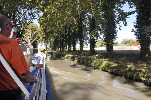 Crucero en el Canal du Midi — Foto de Stock