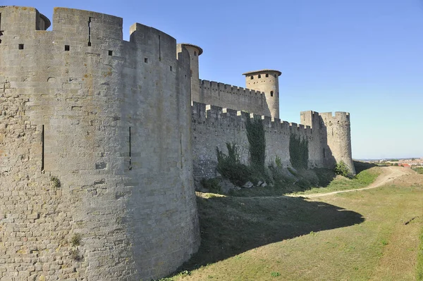 Ufortyfikowanego miasta Carcassonne — Zdjęcie stockowe