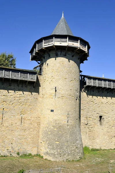 Versterkte stad van Carcassonne — Stockfoto