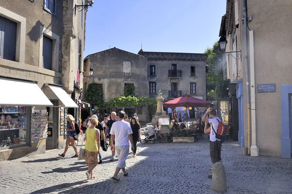 An alley of the fortified city of Carcassonne — Stock Photo, Image