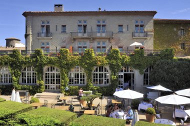 Carcassonne müstahkem şehir bölgesinde bir otel