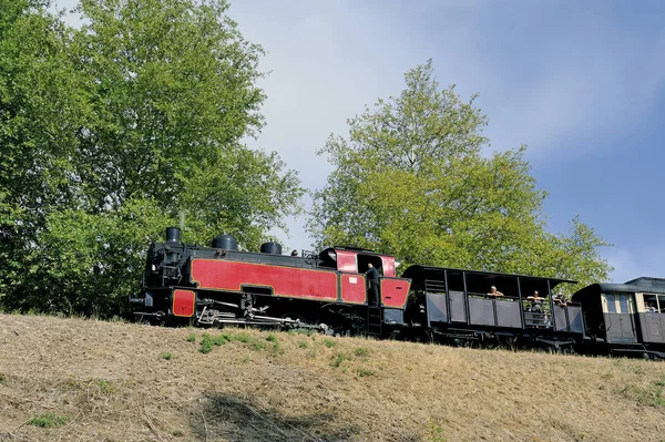 Pociąg parowy Anduze — Zdjęcie stockowe