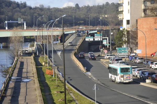 Προβολή από μια περιοχή της Boulogne Billancourt — Φωτογραφία Αρχείου