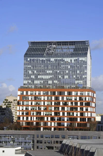 Vista de um distrito de Boulogne Billancourt — Fotografia de Stock