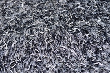 Halıya yakın desenli örnek görüntüsü, boş boş fotokopi alanı iç arkaplan. Siyah ve beyaz renkler