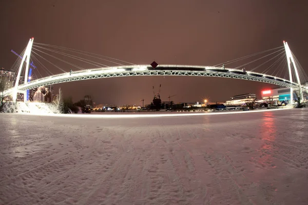 El puente nocturno — Foto de Stock