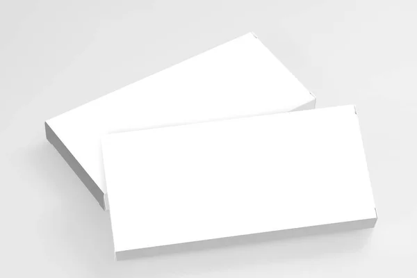 White Box White Background — Stock Photo, Image