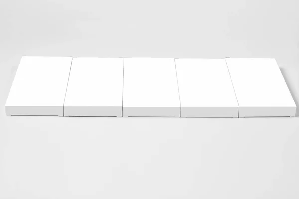 White Box White Background — Stock Photo, Image