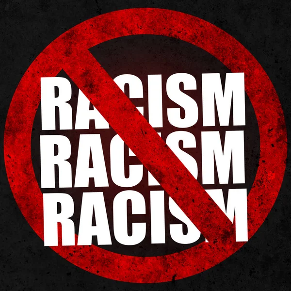 Problemas Sociales Humanidad Detener Racismo — Foto de Stock