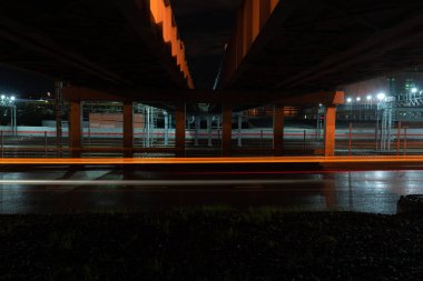 Uzun pozlu fotoğraf gece yolu