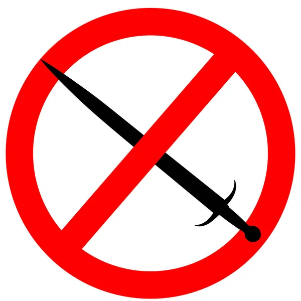 Weapon Sign Symbol — Stock Photo, Image
