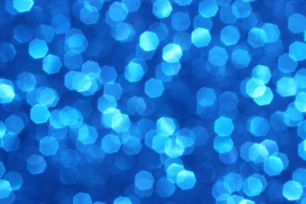 Abstract blue bokeh as background — Stock Photo, Image