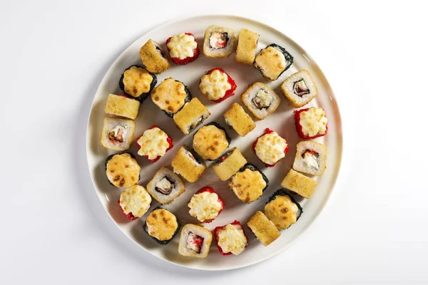 Sushi de mariscos japoneses Imagen de archivo