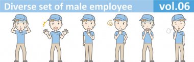 Erkek çalışan, Eps10 vol.06 farklı kümesi