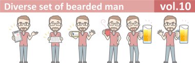 Sakallı adam, Eps10 vol.10 farklı kümesi