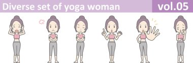 Yoga kadın, Eps10 vol.05 farklı kümesi