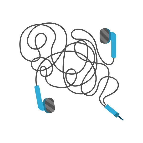 Headphones vector icon. — Stock Vector