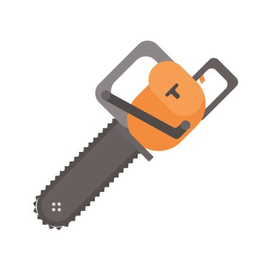 Elektrikli testere vecto illüstrasyon.