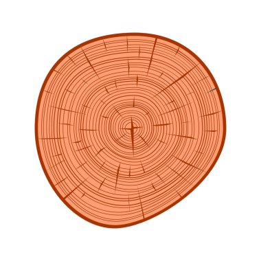 Ağaç ahşap dilimlerin vektör.