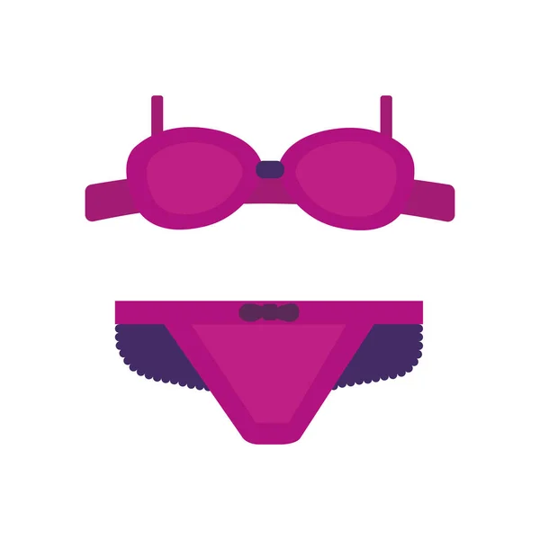 Female Panties Types Flat Icon Vector. Stock Vector - Illustration