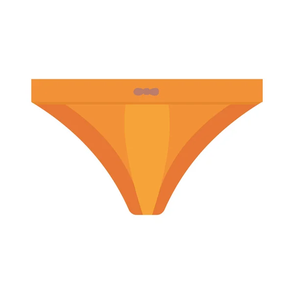 Pantalones femeninos tipo plana vector icono . — Vector de stock