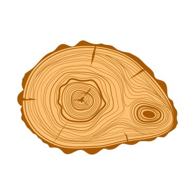 Ağaç ahşap dilimlerin vektör.