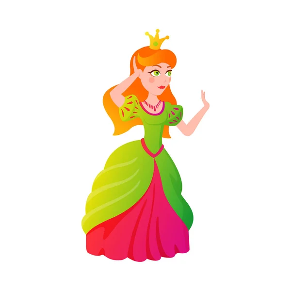 Princesa carácter vectorillustration . — Vector de stock