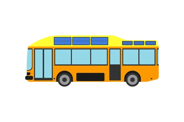 City bus vector illustration. — Stock Vector