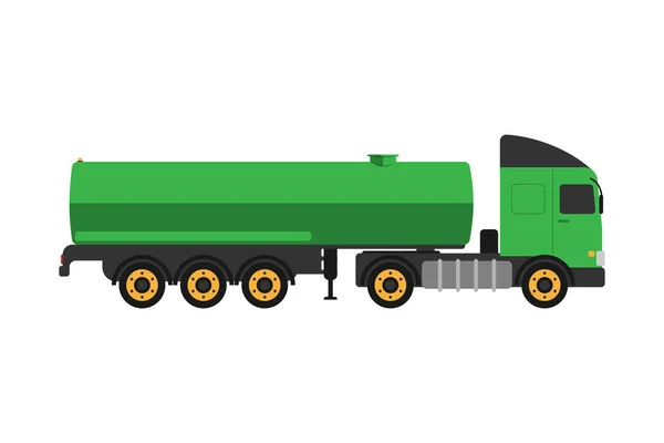 Εικονογράφηση φορέα φορτηγό πετρελαίου αερίου. — Διανυσματικό Αρχείο