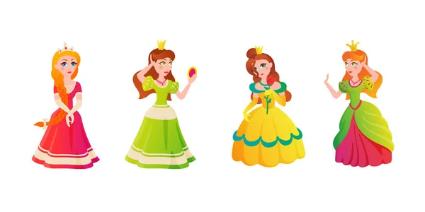 Illustration vectorielle de personnage Princesse . — Image vectorielle