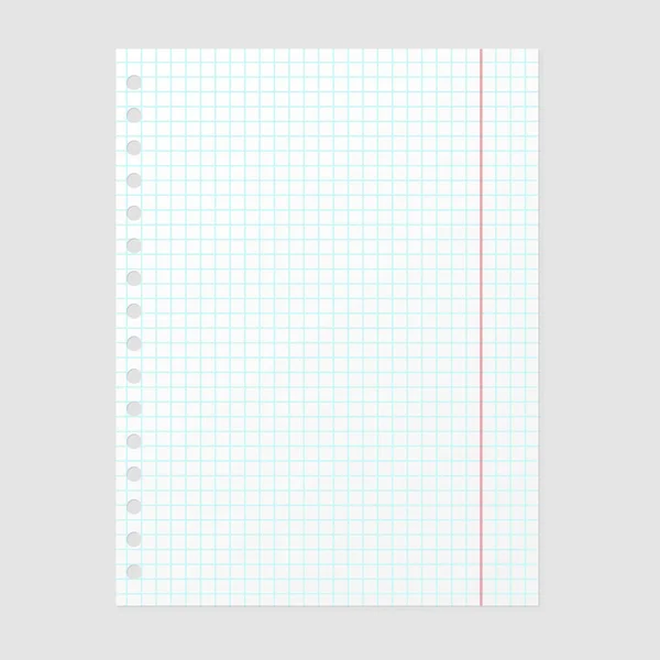 Паперовий лист нотатки для повідомлення Векторні ілюстрації . — стоковий вектор